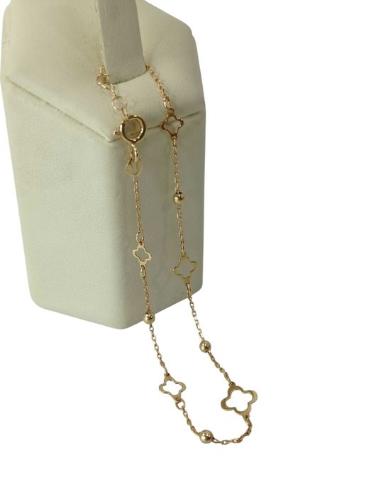 Piękna złota bransoletka celebrytka 1,10GR 19CM AG585