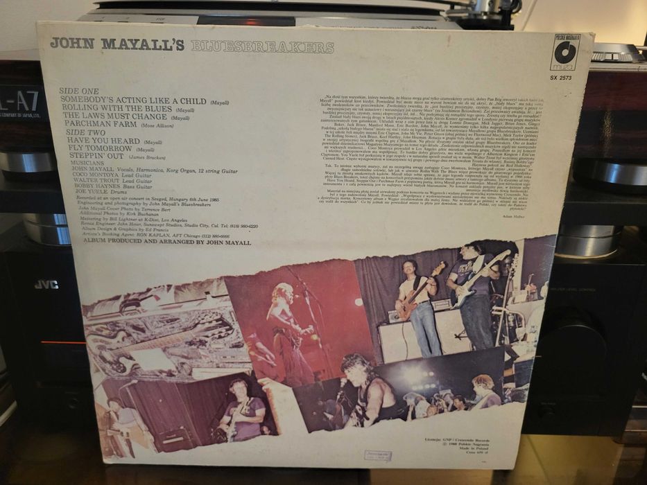 John Mayall's Bluesbreakers - Live In Concert stan EX/NM