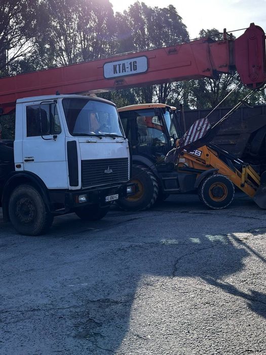 Послуги/оренда автокрану на базі автомобілю МАЗ