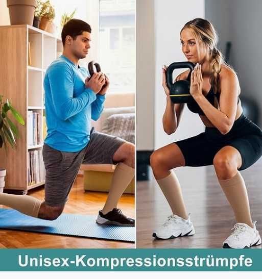 Evolyline podkolanówki uciskowe 20-30 mmHg XL 2 pary