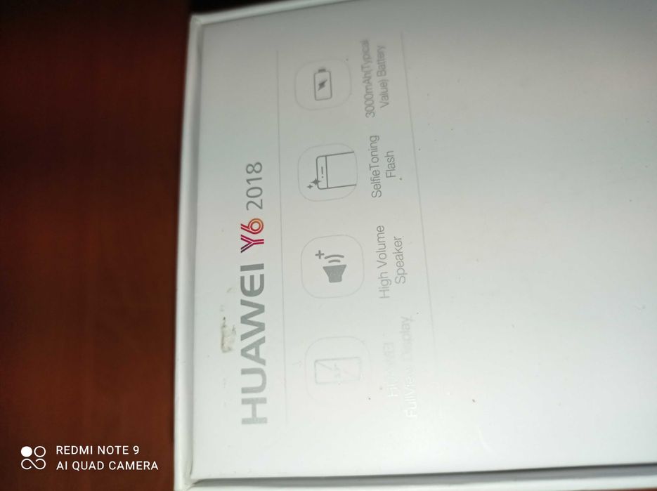 NOWY Smartfon Huawei Y6 2018 4G 16GB LTE NIEBIESKI + GRATIS