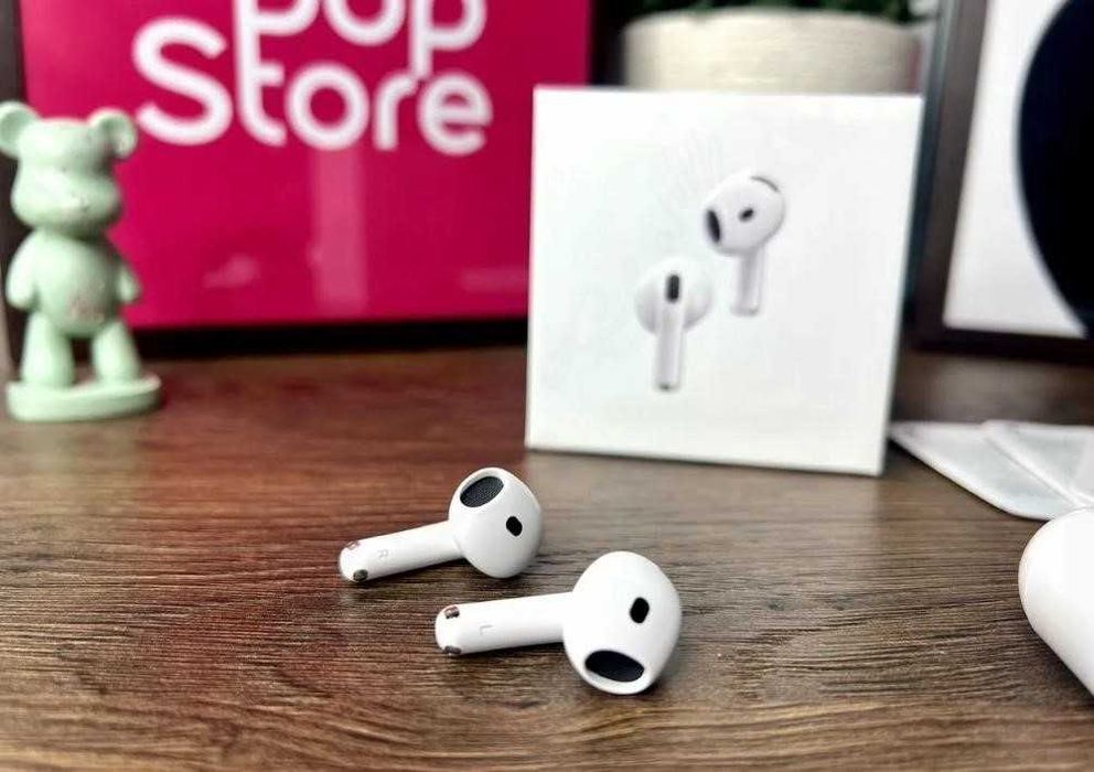 Наушники Premium аирподс 4 + чехол в подарок 1:1