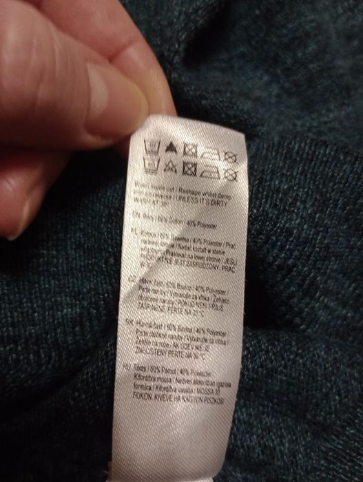 Sweter męski M F&F Knitwear ze stójką