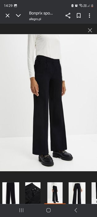 Spodnie szerokie bonprix 44