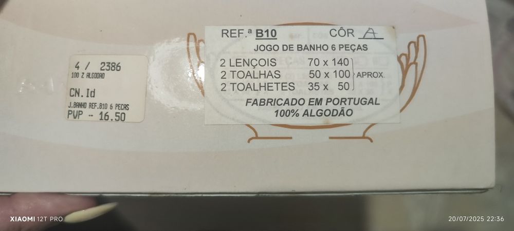 Conjunto 6 peças banho