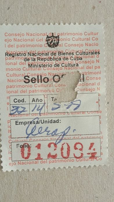 Obraz z Kuby pamiątka.