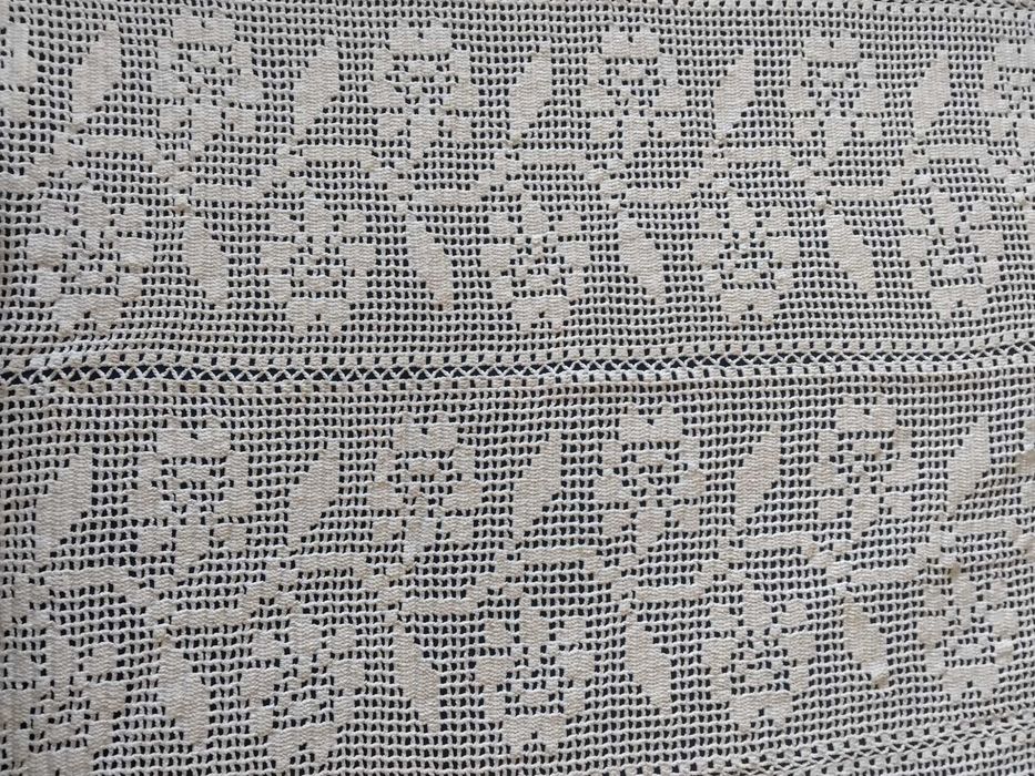Colcha crochê cama solteiro