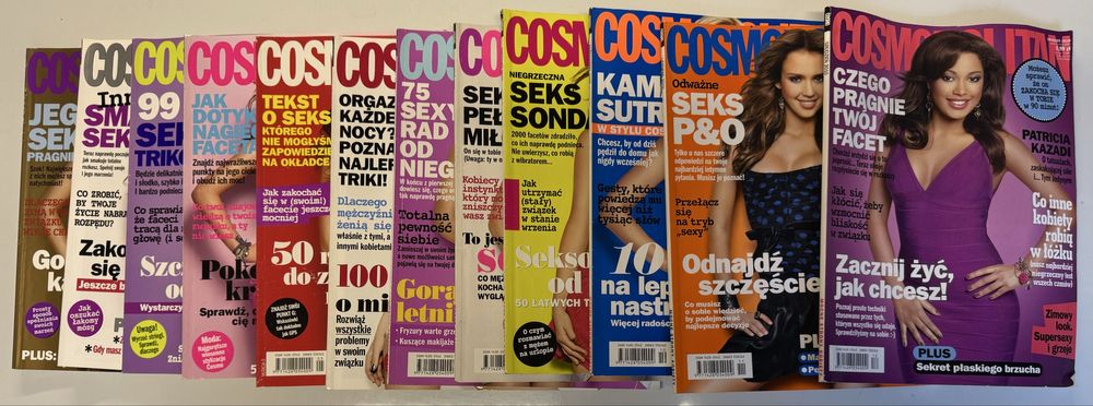 Cosmopolitan magazyn rocznik od 2010 do 2013