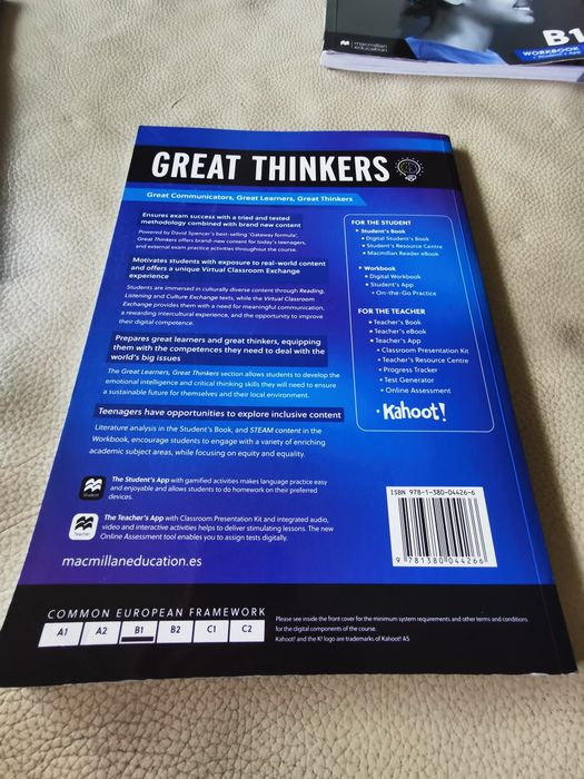 Great Thinkers (Student's Book) ISBN 978-1-380-04426-6