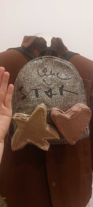 Mochila purpurinas Zara criança