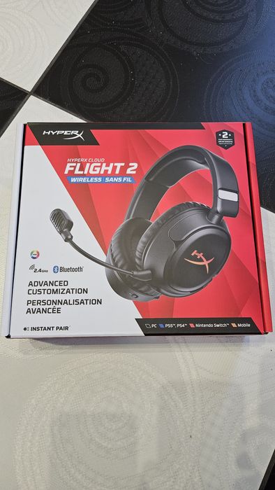 Навушники HyperX Cloud Flight 2 Wireless Black нові