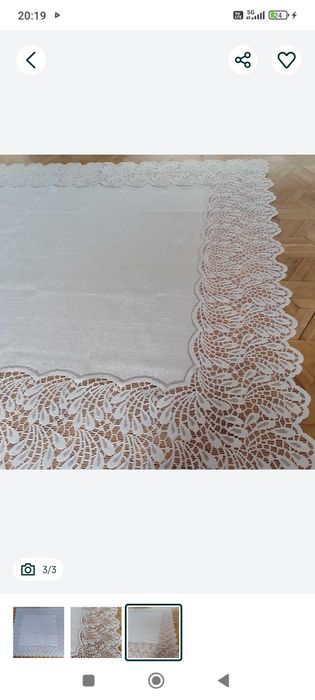 Nowy kwadratowy obrus 120*120cm