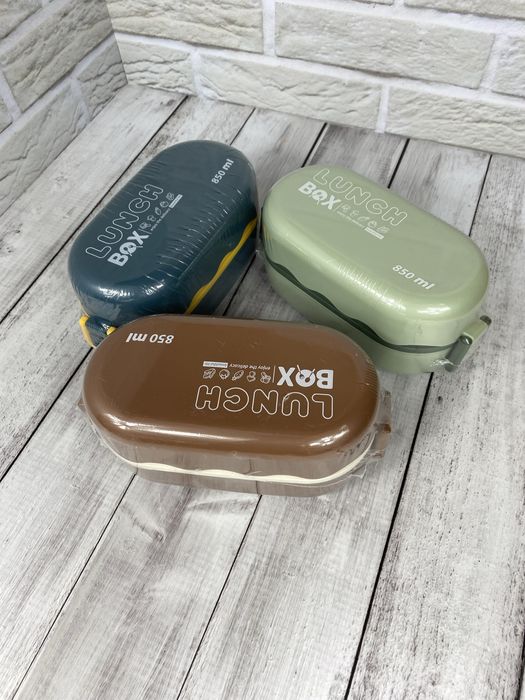 Ланч бокс с приборами , ланч бокс для еды , ланч бокс в школу