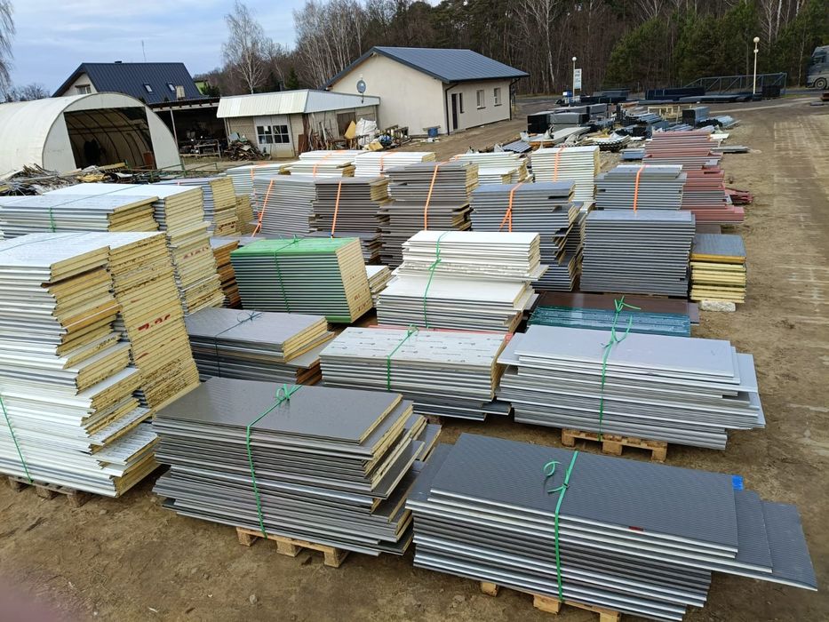 Płyta warstwowa 40mm, panel bramowy