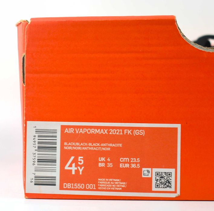 Nike Air Vapormax 2021 FK GS DB1550  roz. 36,5