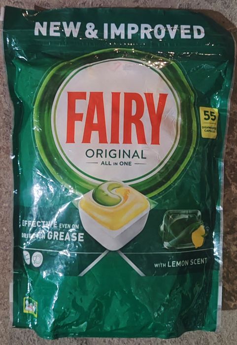 Kapsułki do prania Fairy All in One lemon 55 szt