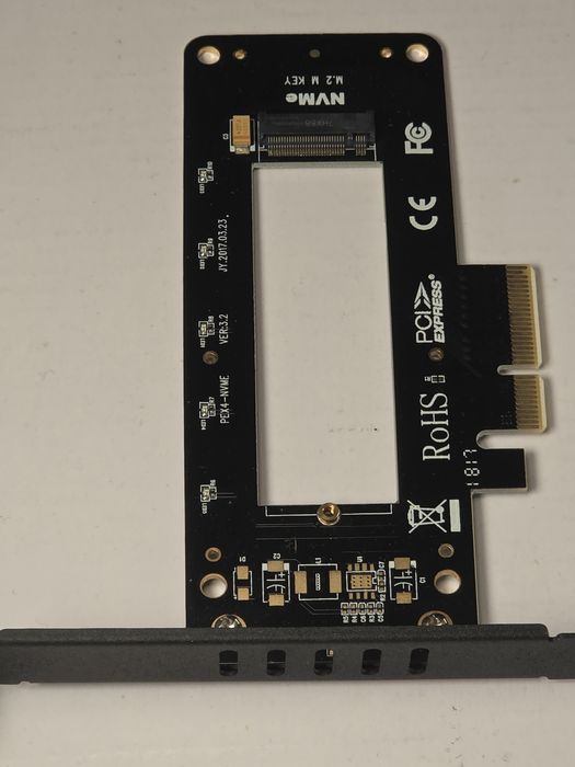 Adaptador PCIe para SSD M.2 NVMe – Novo