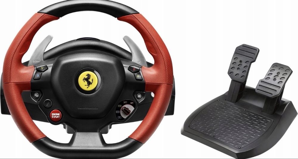 Kierownica Thrustmaster Ferrari 458 Spider Xbox Series X/S One Pedały