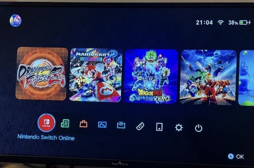 Nintendo Switch oled desbloqueada