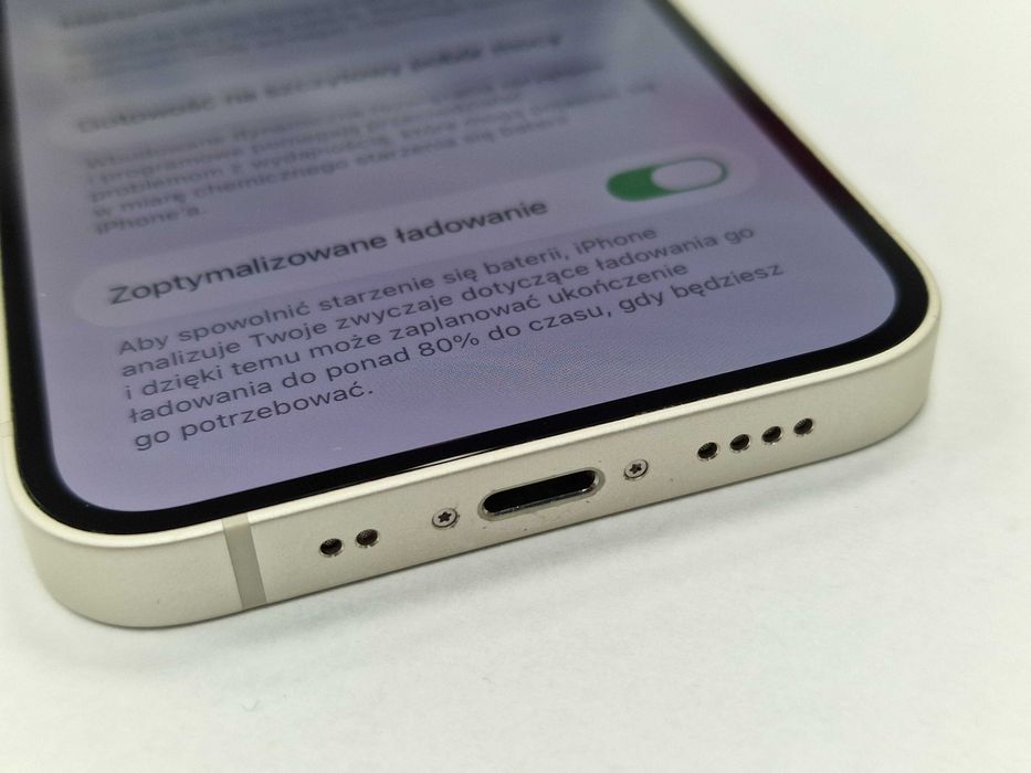 iPhone 13 mini 128GB/ Starlight/ Grade A/ BAT 75%/ Gwarancja + ładowar