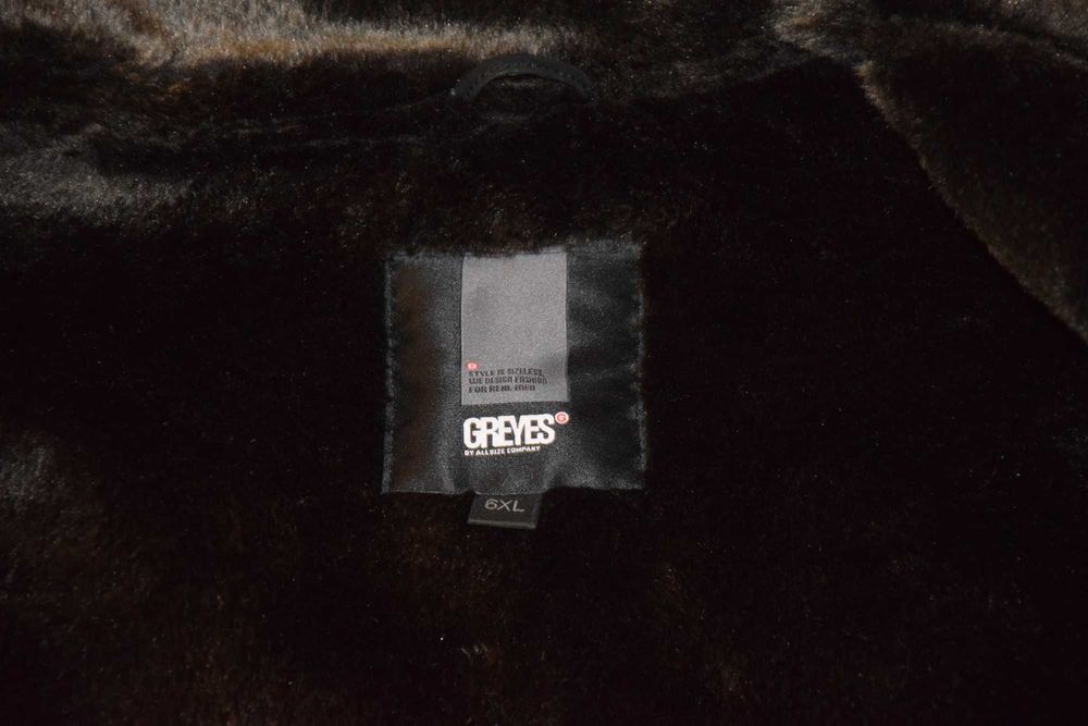 Greyes By All Size Company-ocieplona pilotka ze skóry r.6XL