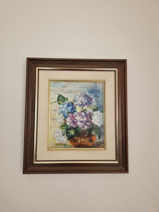 Pintura a Óleo sobre tela da pintora Natércia