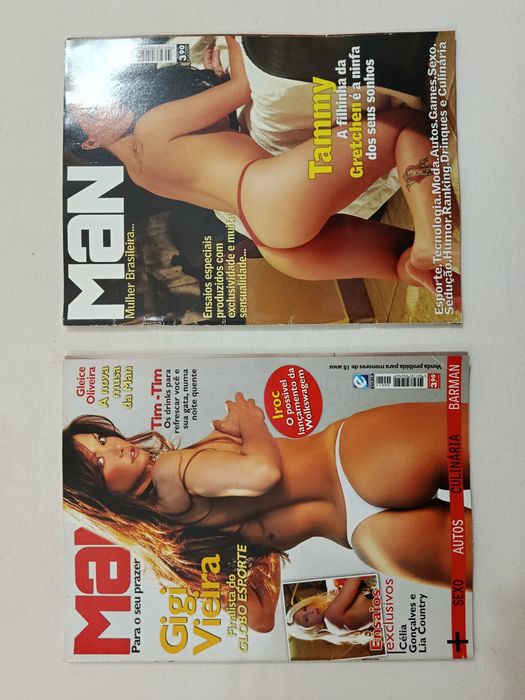11 revistas MAN, mulher brasileira ( Eróticas )