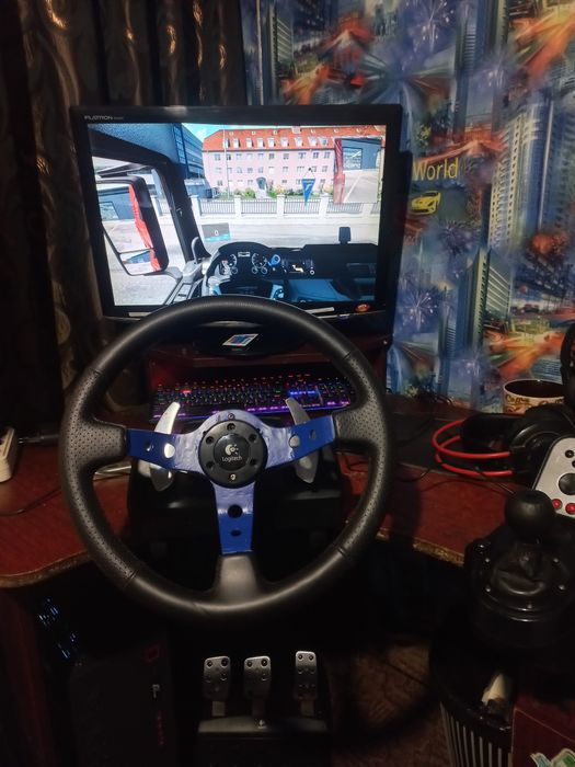 Продам Logitech g27 +Mod: 7 300 грн. - Периферійні пристрої Лубни на Olx