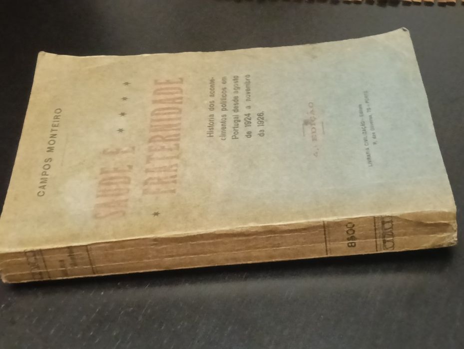 Livro antigo  Saúde e Fraternidade