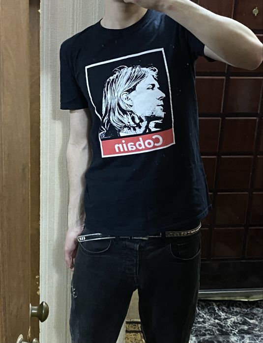 VETEMENTS type tee’s AC/DC Metallica DefLeppard Kurt Cobain balenciaga opium viperr punk biker rock music grunge