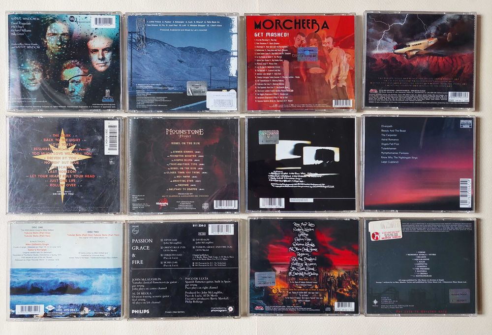 Диски CD. Nazareth. Ozzy Osbourne. Metallica. Jimmy Page...