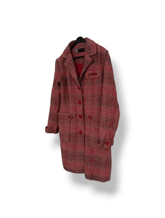 Wełniany płaszcz w pepitkę ONLY r.Xl