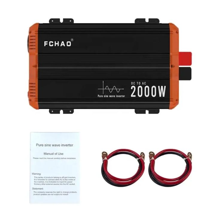 Інвертор перетворювач Fchao 2000w 12в чи 24в. Пік 4000w