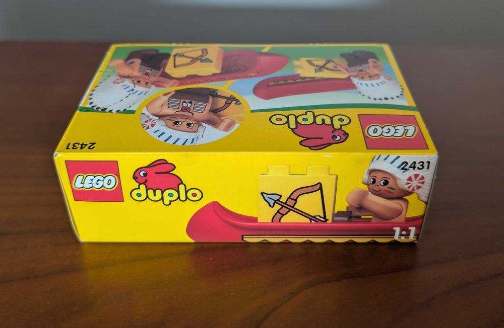 Lego 2431 Duplo Czółno Wielkiego Wodza Nowy Unikat