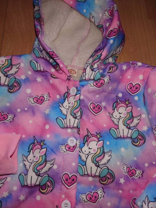 Płaszczyk bluza jednorożec