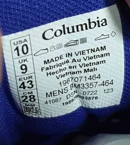 Кросівки Columbia Plateau оригінал 43