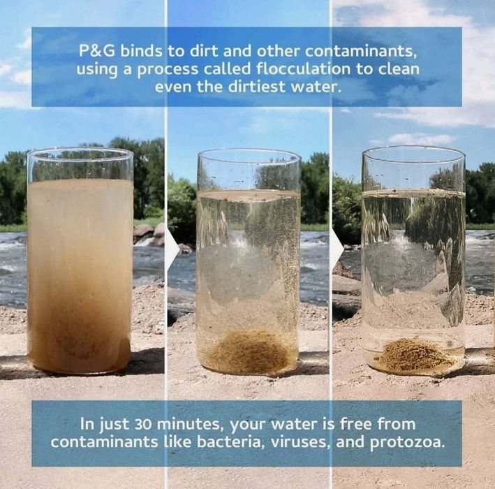 Пакети для очищення води P&G - високоефективний засіб, офіційно зареєс