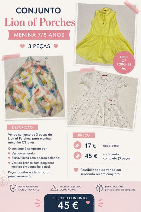 Vestidos menina