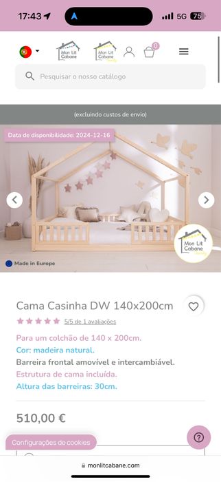 Cama casinha montessori