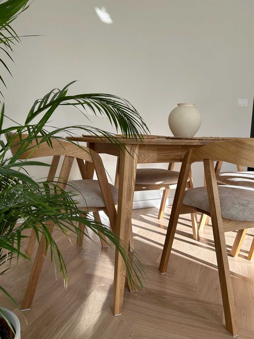 Krzesło drewniane - Krzesło dębowe - krzesło dostępne od ręki