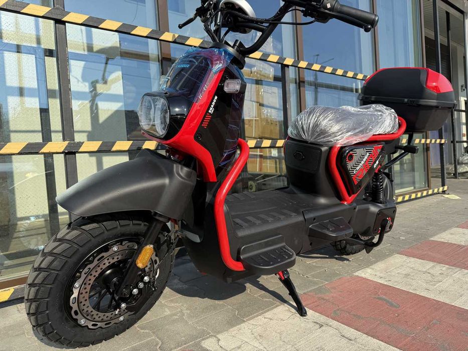 Електроскутер Crosser CR4 1200W 76.8V 30AH LifePO4 Червоний фосфат акб