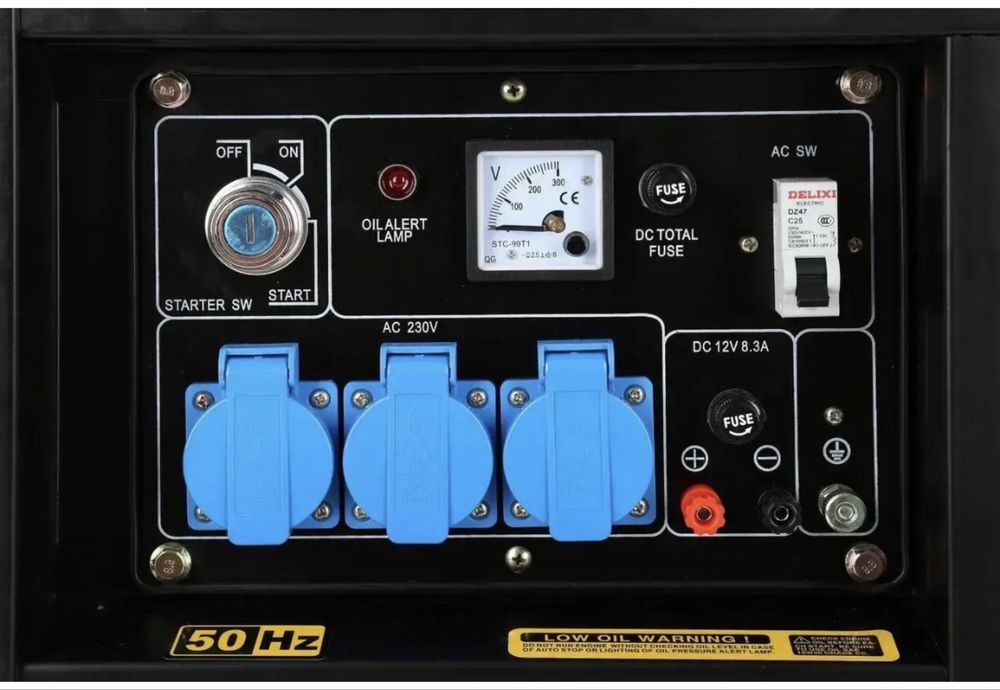 Генератор дизельний однофазний 6500 Вт Kraft&Dele KD122