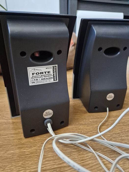 Głośniki komputerowe Media Tech MT311C przewodowe sprawne