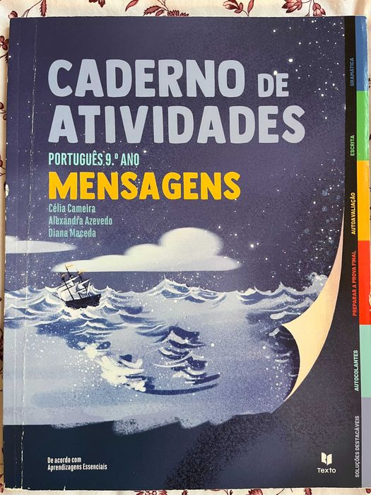 Caderno de atividades de português 9o ano - "Mensagens"