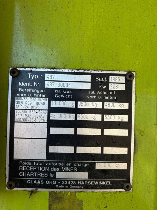 Sieczkarnia Claas Jaguar 820
