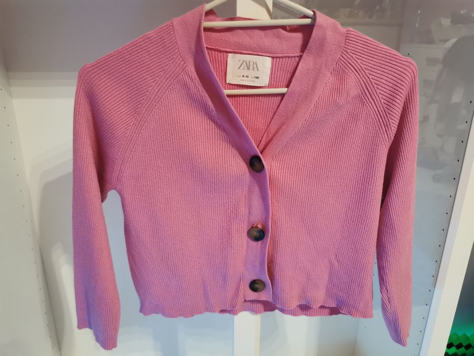 Sweterek Zara 140 różowy