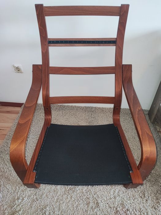 Коричневе Крісло-гойдалка, Стул від ikea.