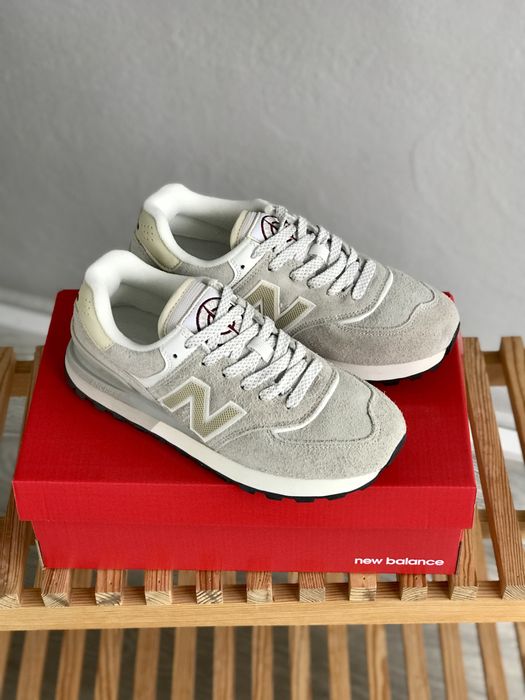 Кросівки Кроссовки New Balance 574 x Stone Island Beige White Бежевый Белый Бежевий Білий Кросовки демісезон