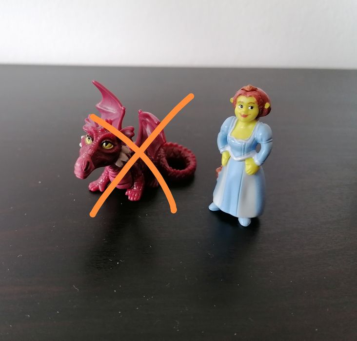 Figuras kinder coleção Shrek