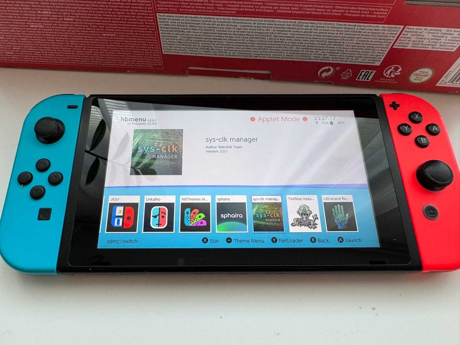 Nintendo switch v2 CFW przerobione + GRY SD 128GB